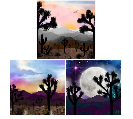 Desert Days Trio by Gena Pliss
Includes all three prints for a 15% discount!