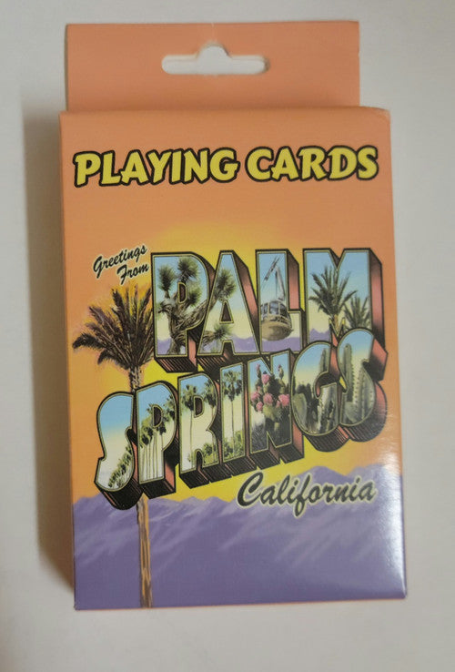 Greetings from Palm Springs Playing Cards