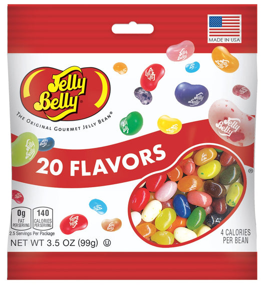 20 Flavors Jelly Belly
3.5 oz