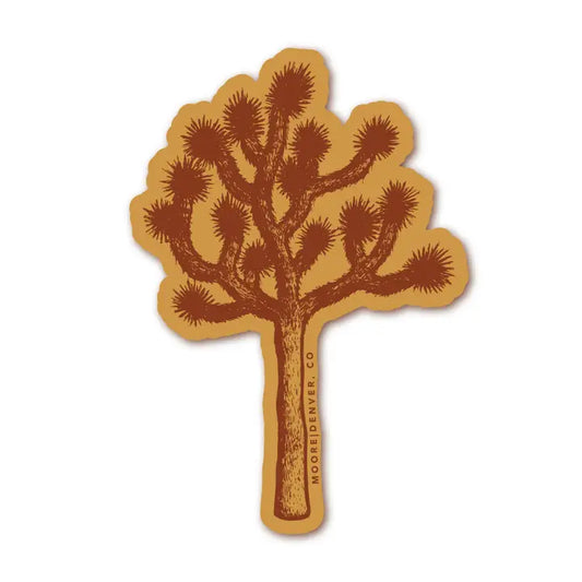 Joshua Tree Brown Sticker