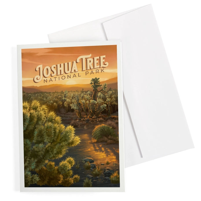 Joshua Tree National Park Cholla Notecard