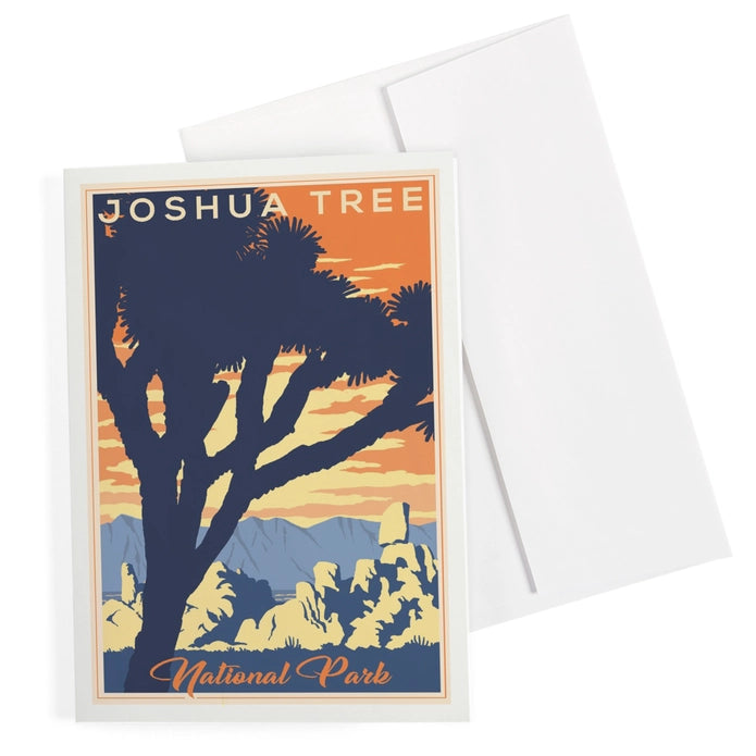 Joshua Tree National Park Lithograph 2 Notecard