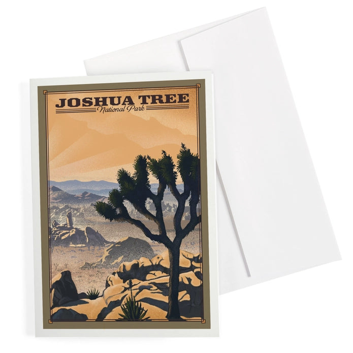 Joshua Tree National Park Lithograph Notecard