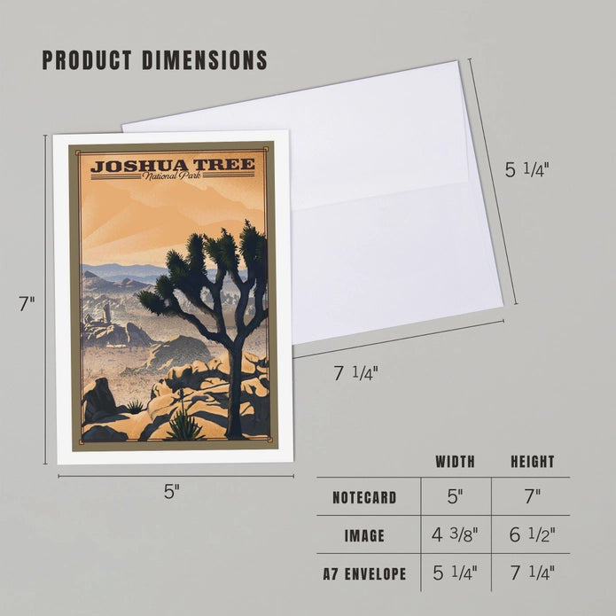 Joshua Tree National Park Lithograph Notecard