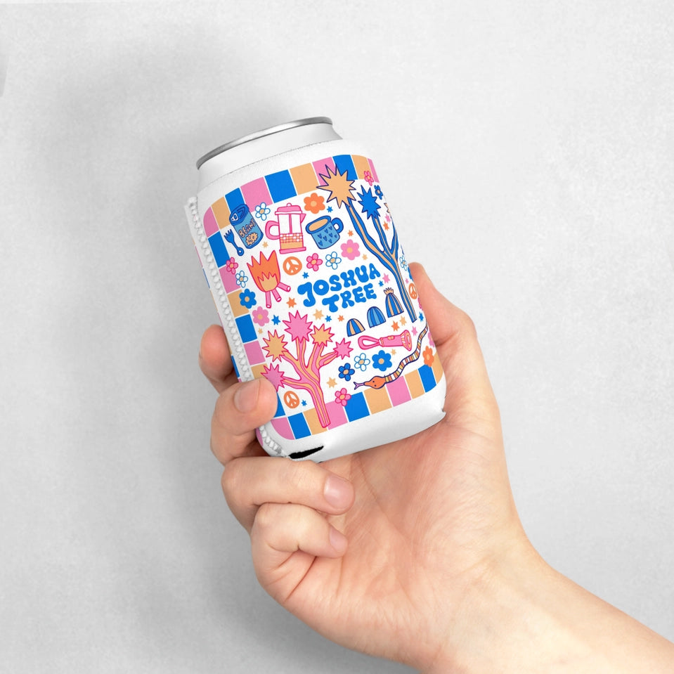 Joshua Tree Retro Desert Can Cooler Sleeve