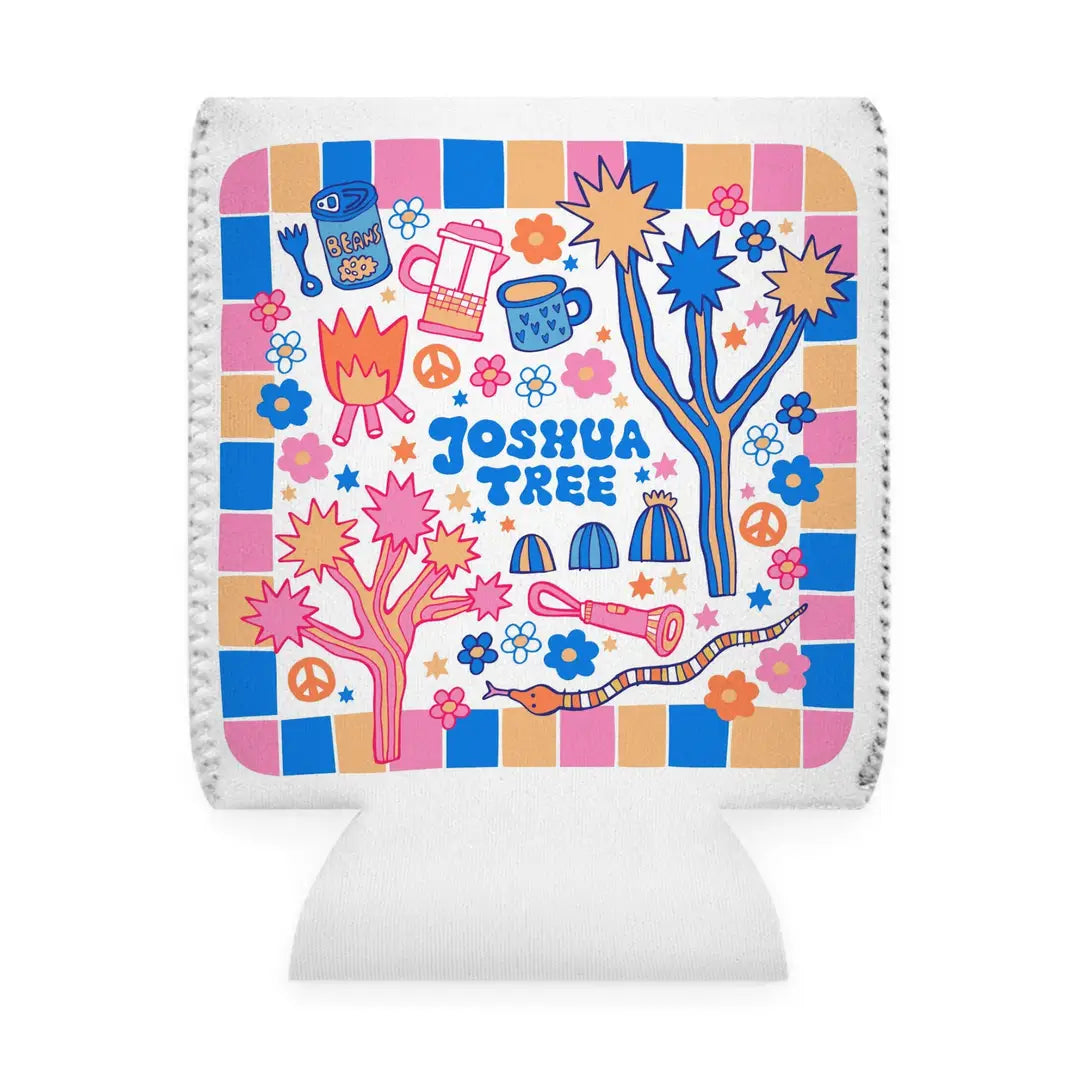 Joshua Tree Retro Desert Can Cooler Sleeve