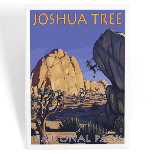 Joshua Tree National Park Rock Climber Magnet