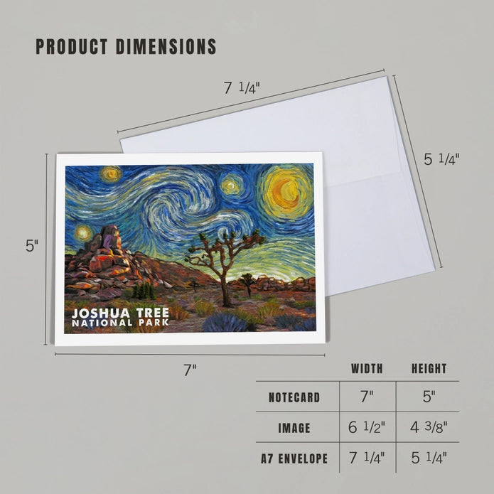 Joshua Tree National Park Starry Night Notecard