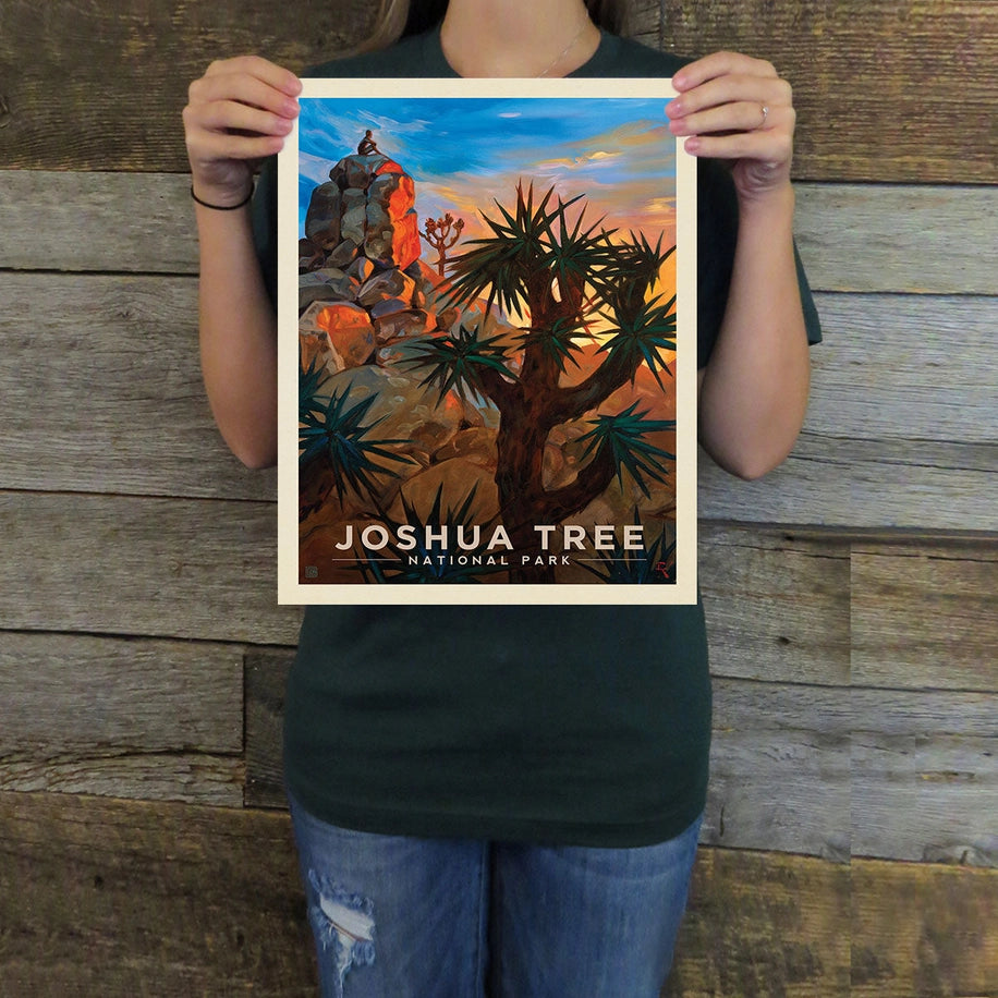 Joshua Tree National Park Desert Sunrise 11x14 Art Print