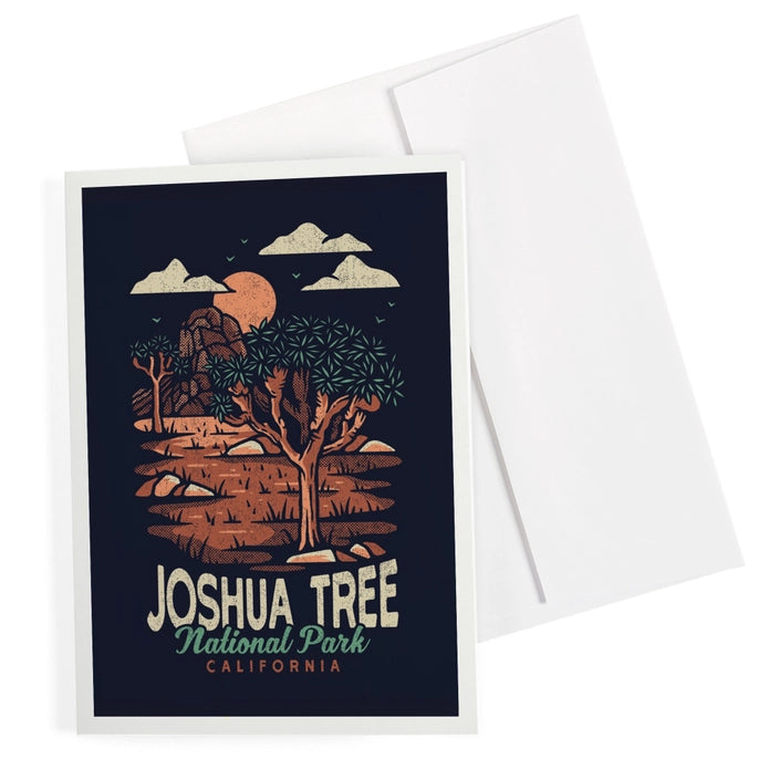 Joshua Tree National Park Vector Notecard