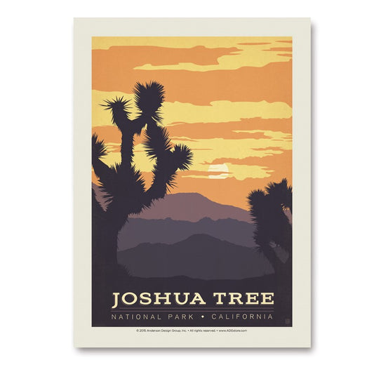 Joshua Tree Sunset Vertical Sticker