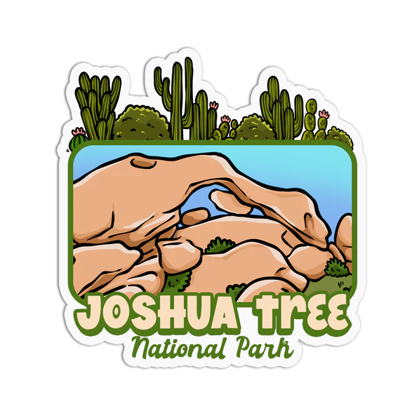 Joshua Tree Waterproof Stickers