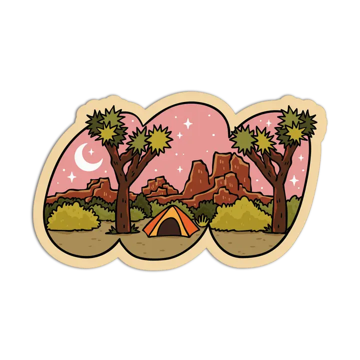 Joshua Tree Waterproof Stickers