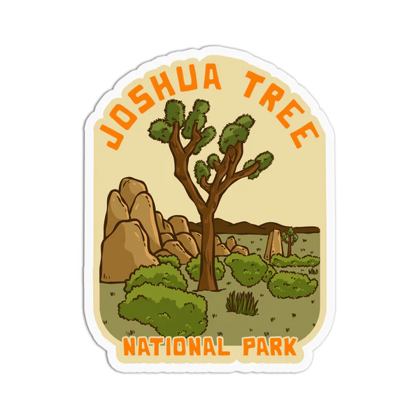 Joshua Tree Waterproof Stickers