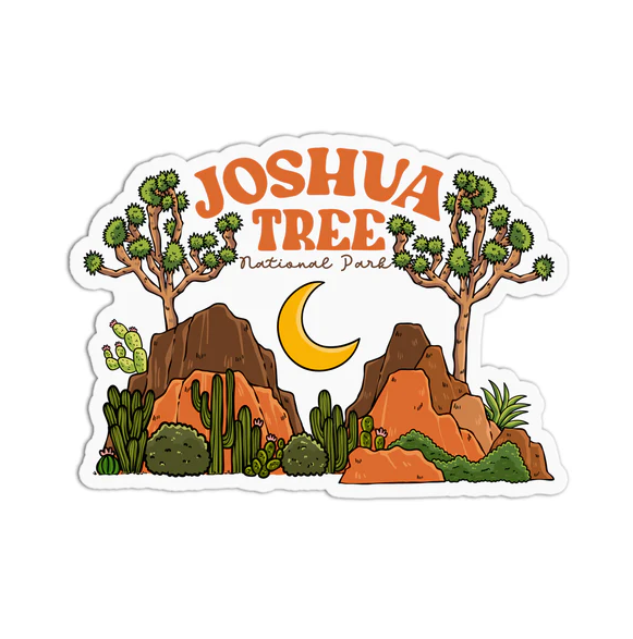 Joshua Tree Waterproof Stickers