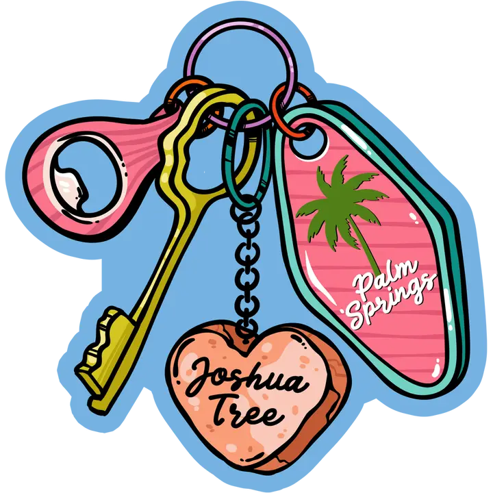 Joshua Tree Waterproof Stickers