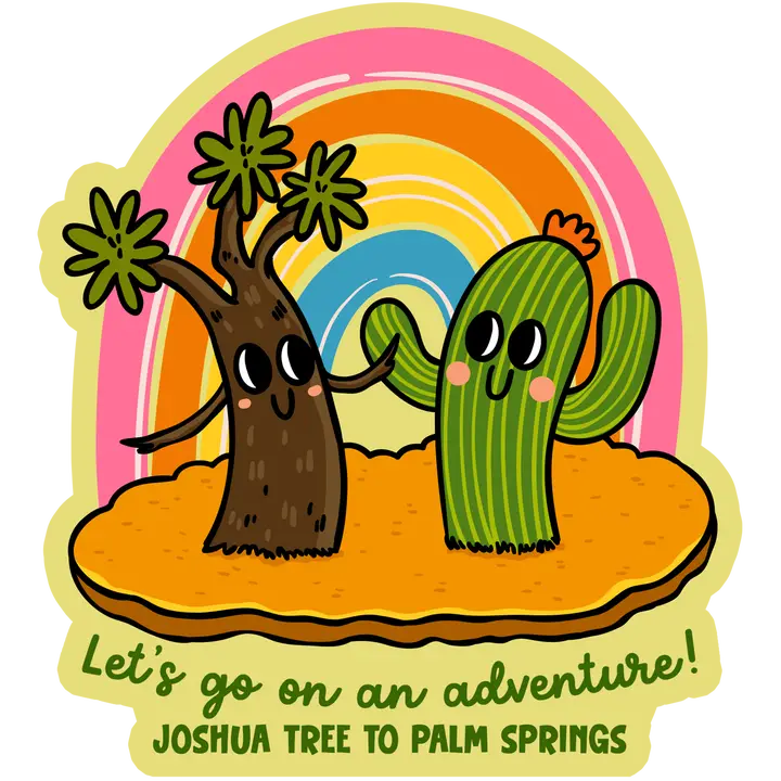 Joshua Tree Waterproof Stickers