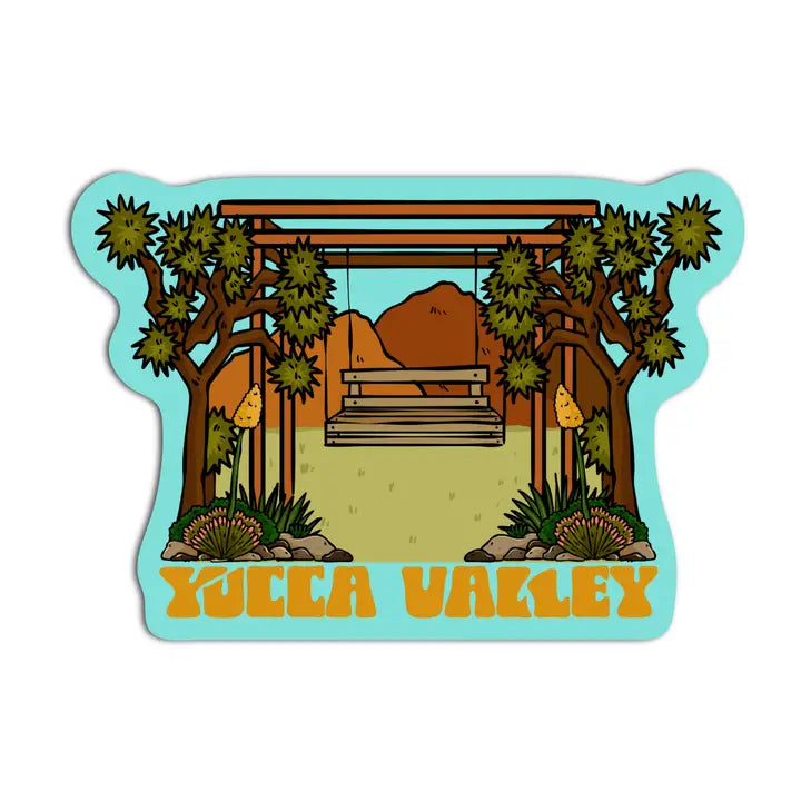 Joshua Tree Waterproof Stickers