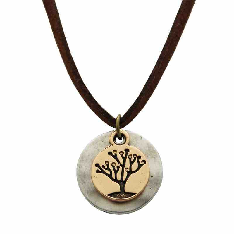 Joshua Tree Leather Necklace