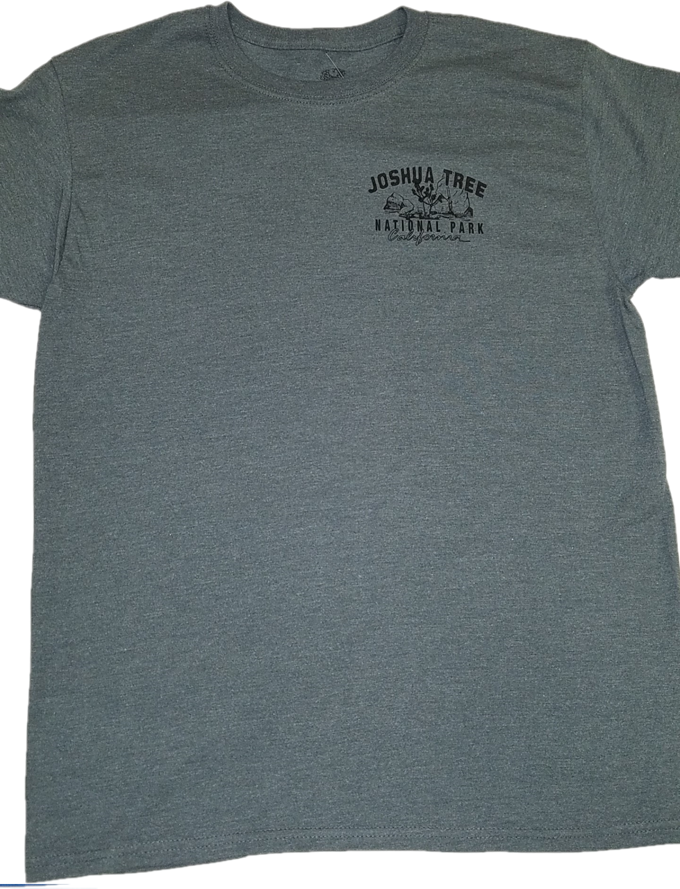 Joshua Tree Men's Shirts Back Print Gray (Front)