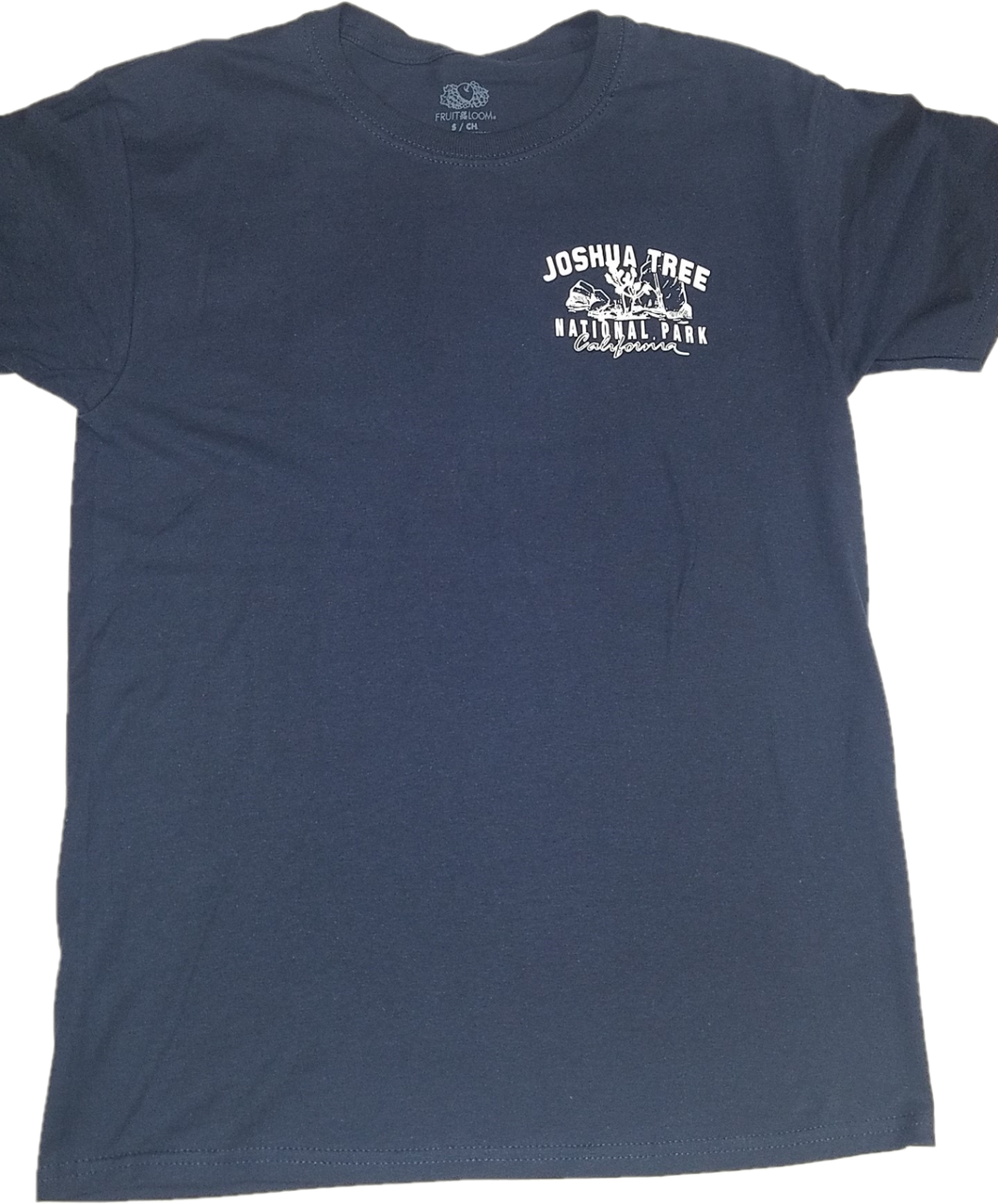 Joshua Tree Men's Shirts Back Print Navy (Front)