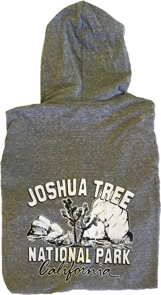 Joshua Tree National Park Hoodie Gray Back
