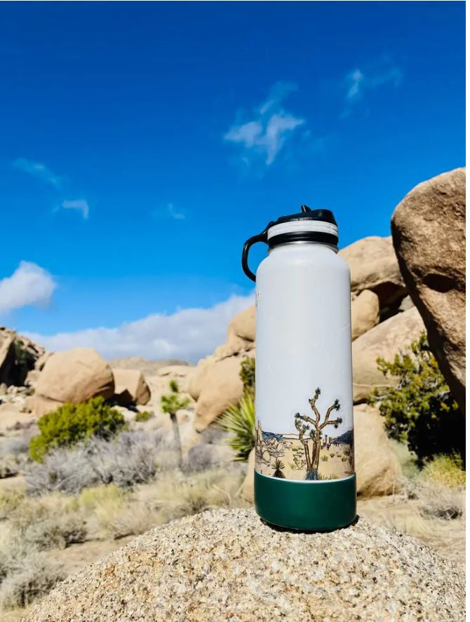 Joshua Tree Wrap Sticker on Water Bottle