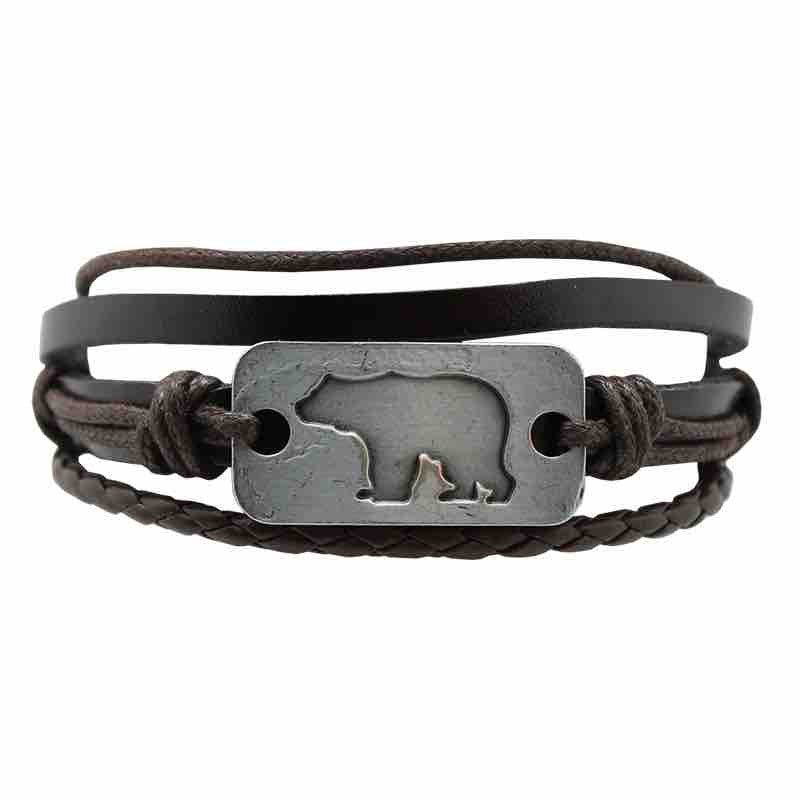 Men's Bear Bracelet