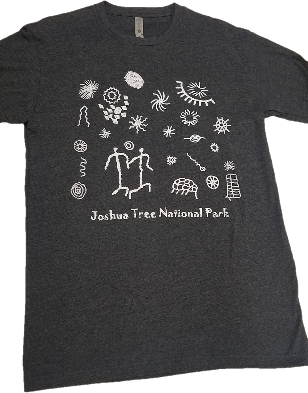 Men's Joshua Tree National Park Petroglyphs Shirt Charcoal