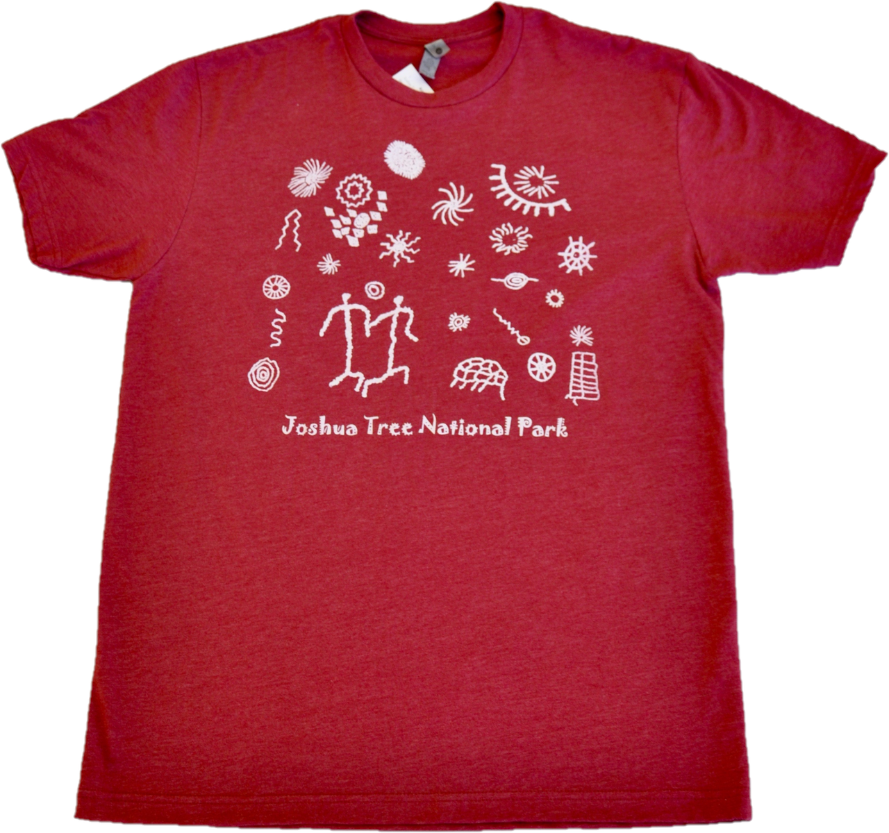 Men's Joshua Tree National Park Petroglyphs Shirt Red