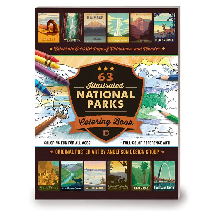 National Parks Coloring Book