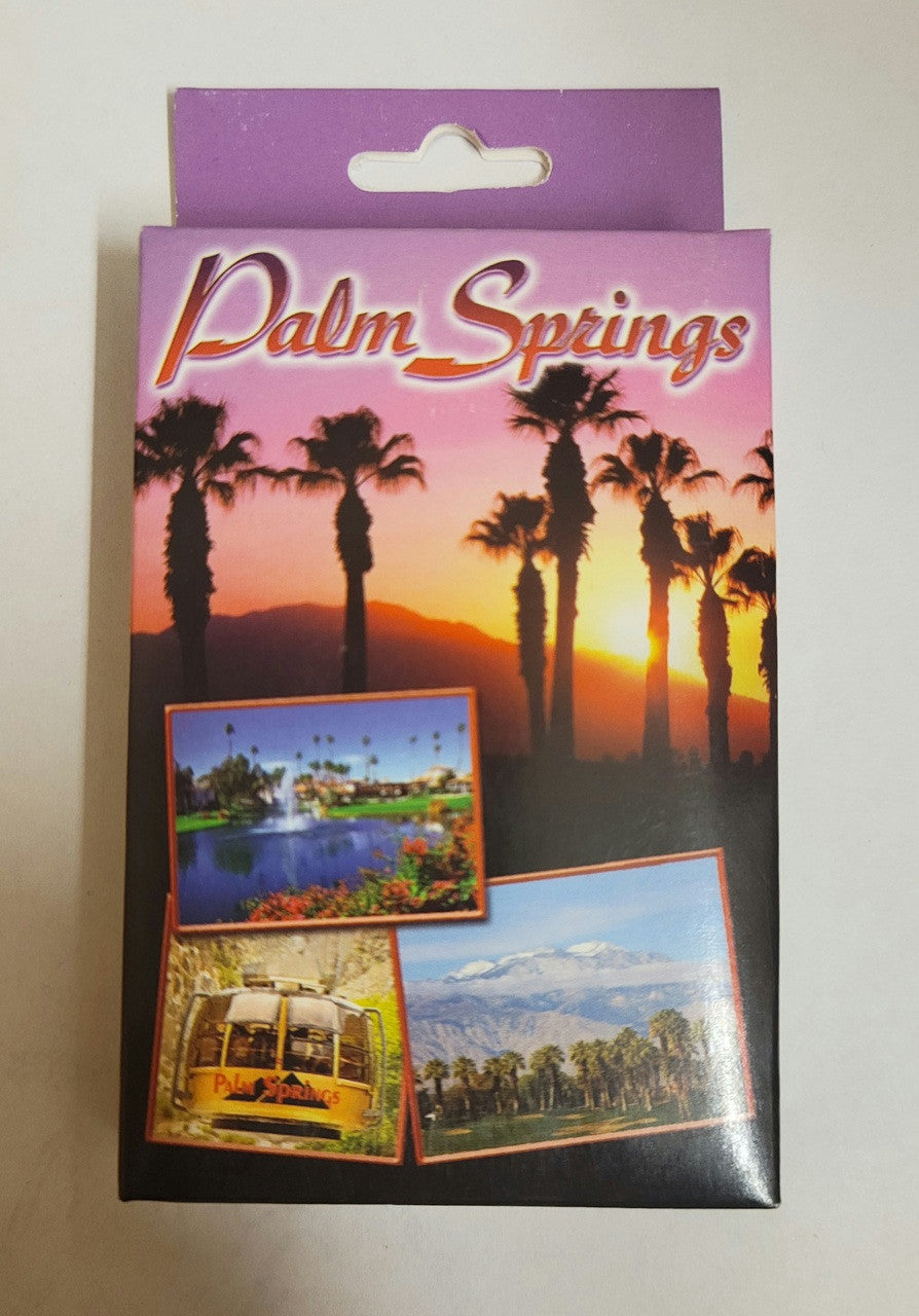 Palm Springs Sunset Playing Cards