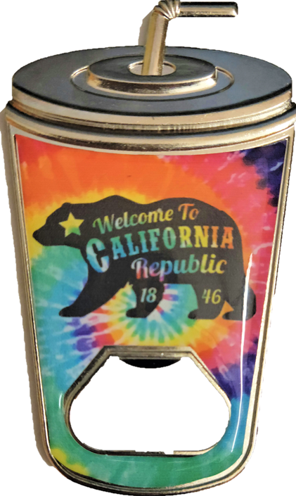 California Tie Dye Bear