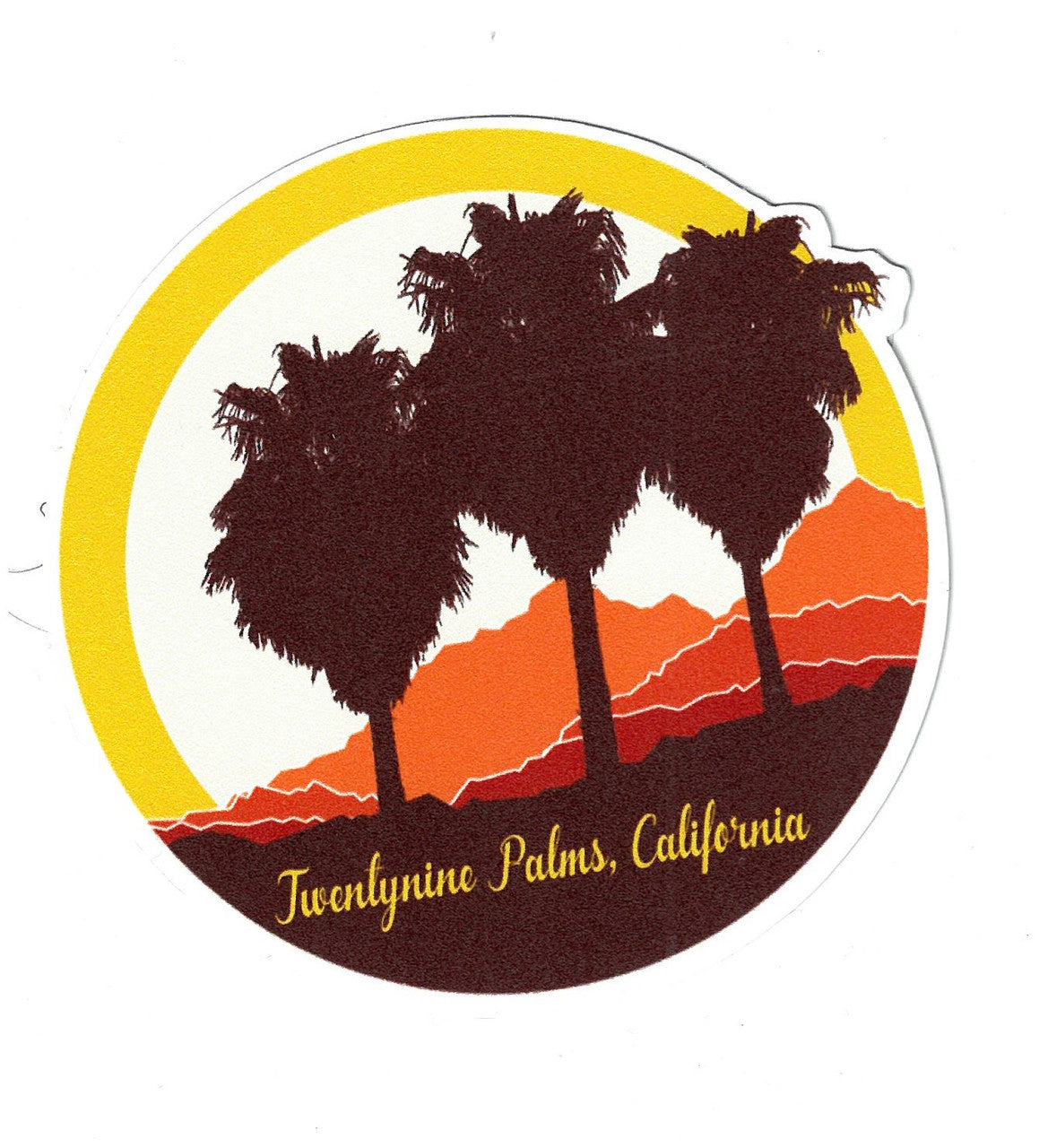 Twentynine Palms Vinyl Decal