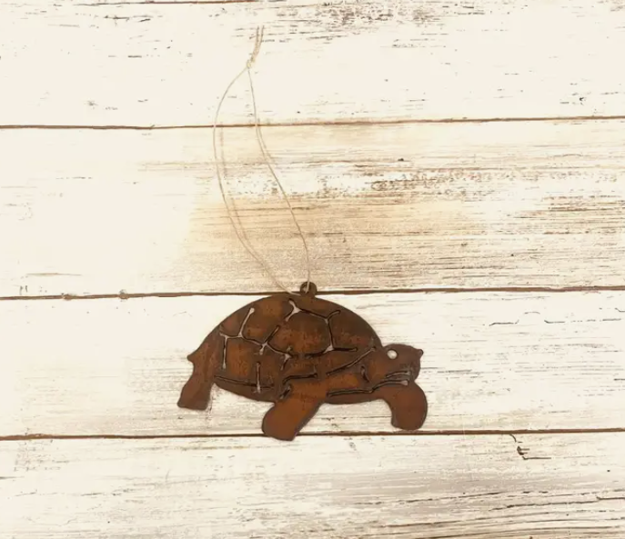 Metal Tortoise Ornament