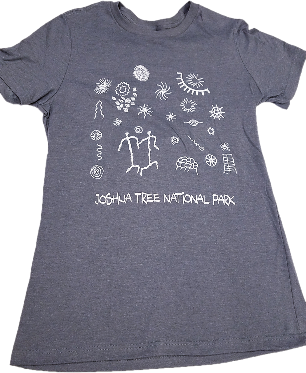 Women's Joshua Tree National Park Petroglyphs Shirt Slate