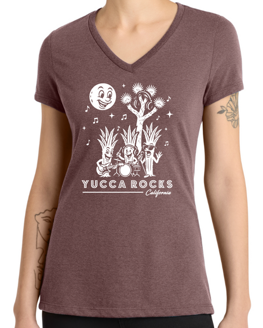 Yucca Rocks Women's V-Neck