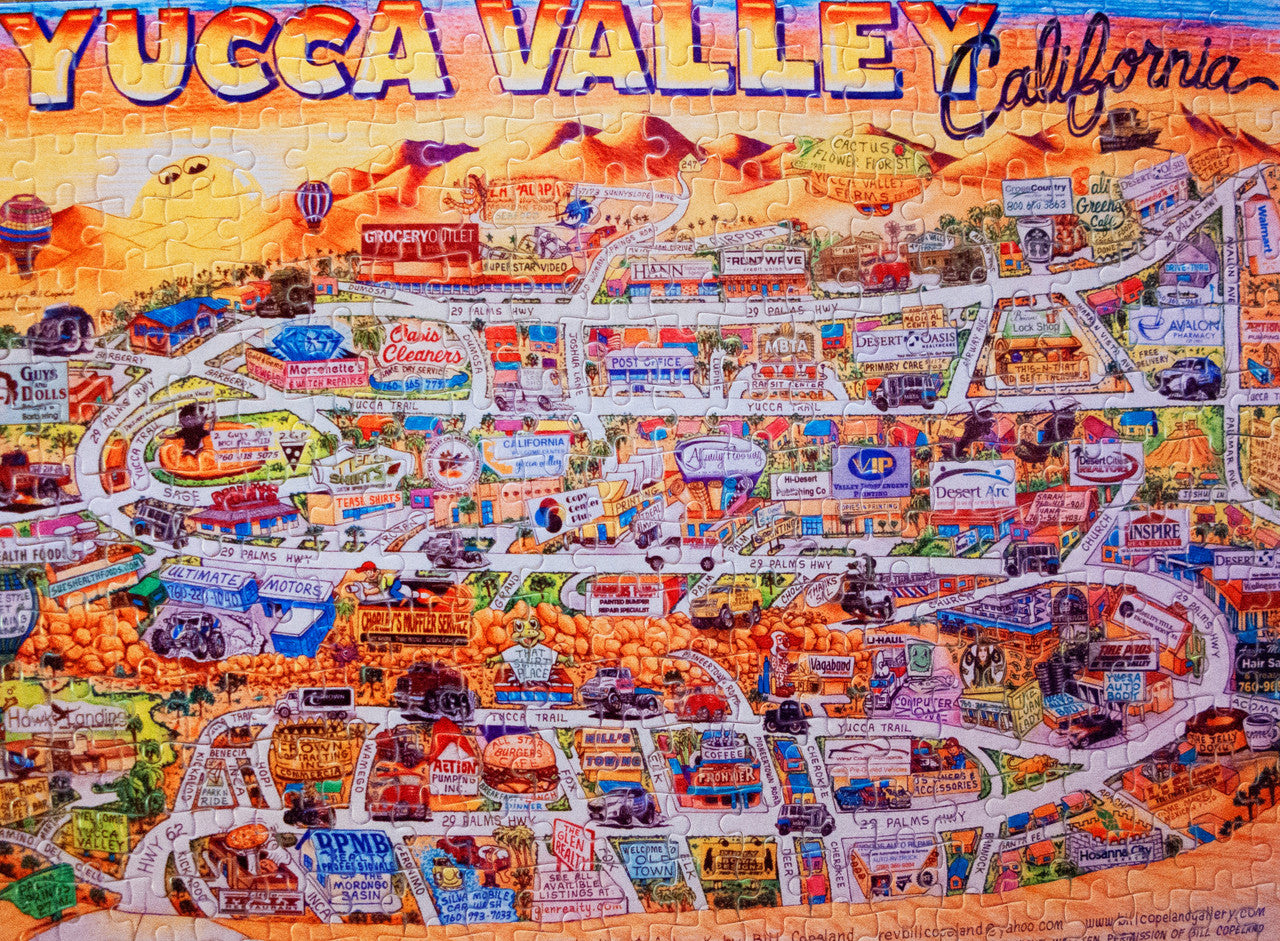 Yucca Valley Community Puzzle Map