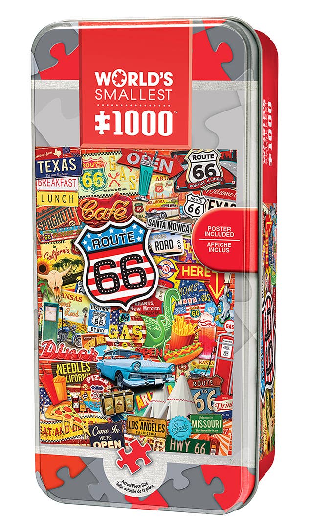 World's Smallest Route 66 1000 Piece Puzzle