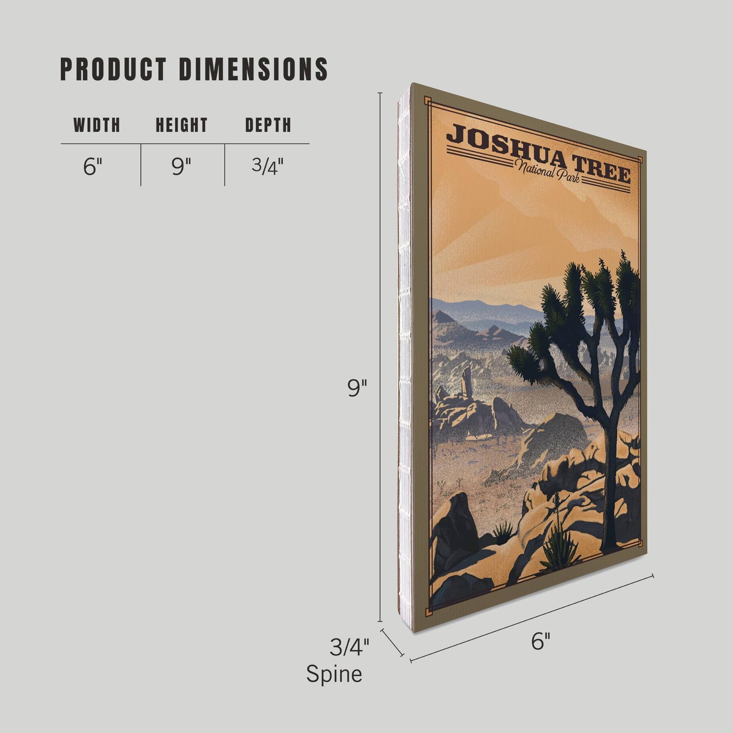 Joshua Tree National Park Lithograph Journal