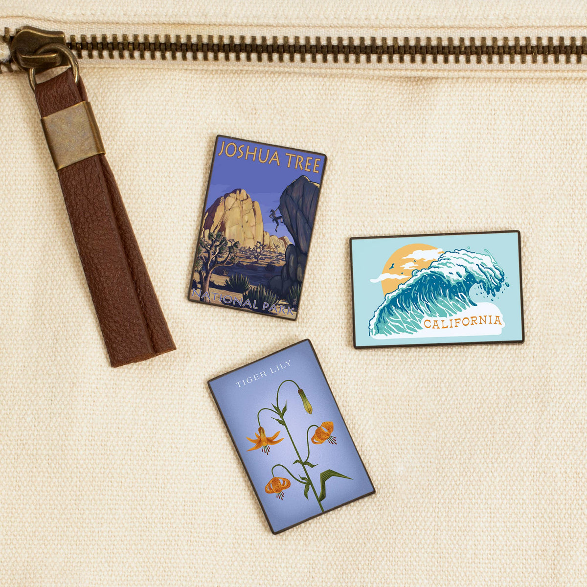 Joshua Tree National Park Rock Climber Lapel Pin