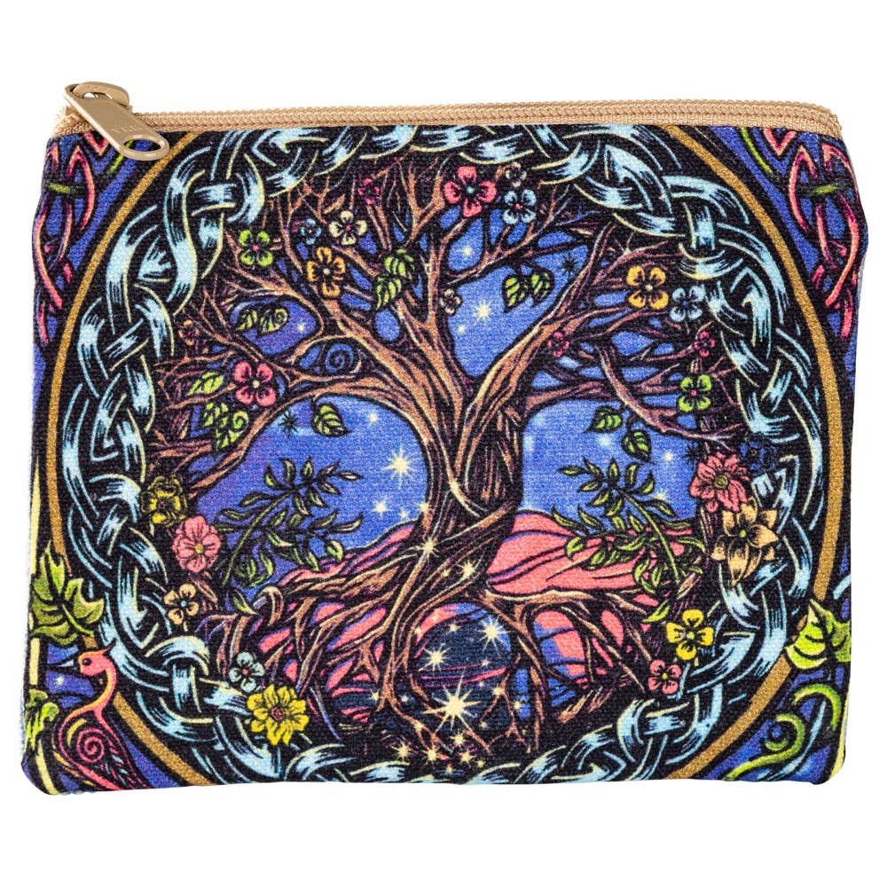 Tree Of Life Multicolor Coin Purse