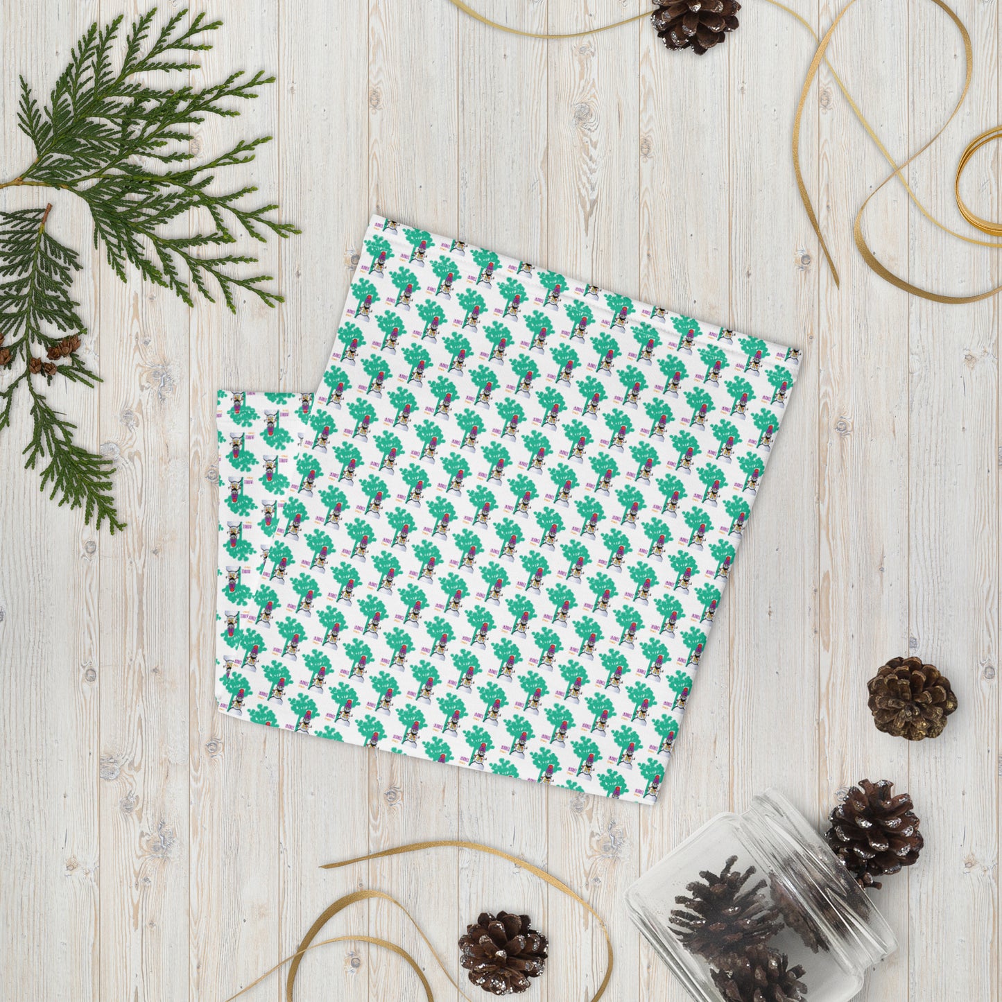 Joshua Tree Snowman Holiday Neck Gaiter