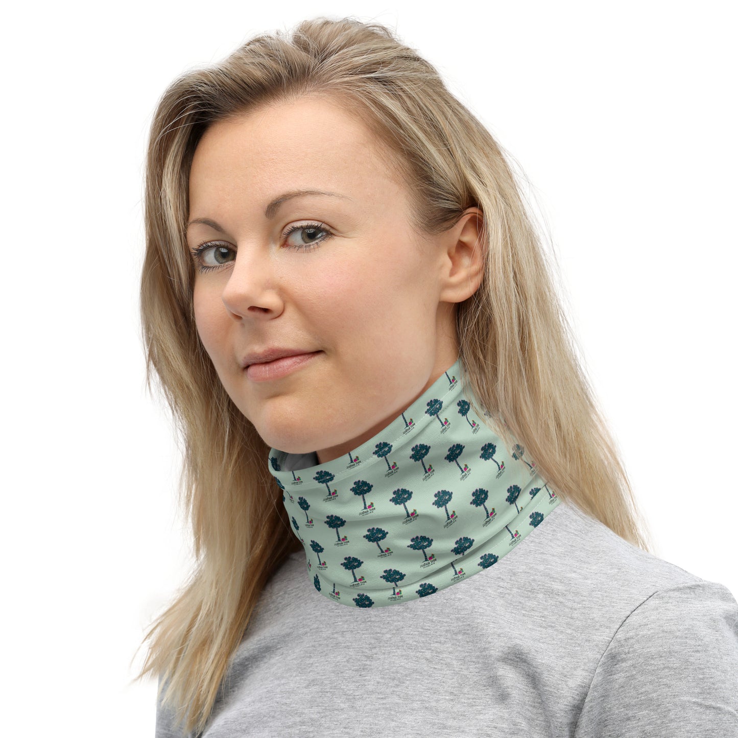 Joshua Tree Holiday Neck Gaiter, Sage green