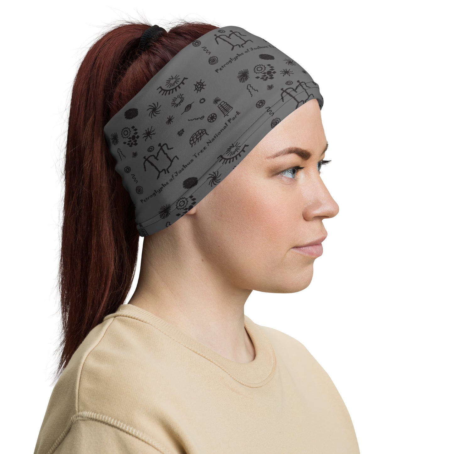 Petroglyphs of Joshua Tree Neck Gaiter, Charcoal