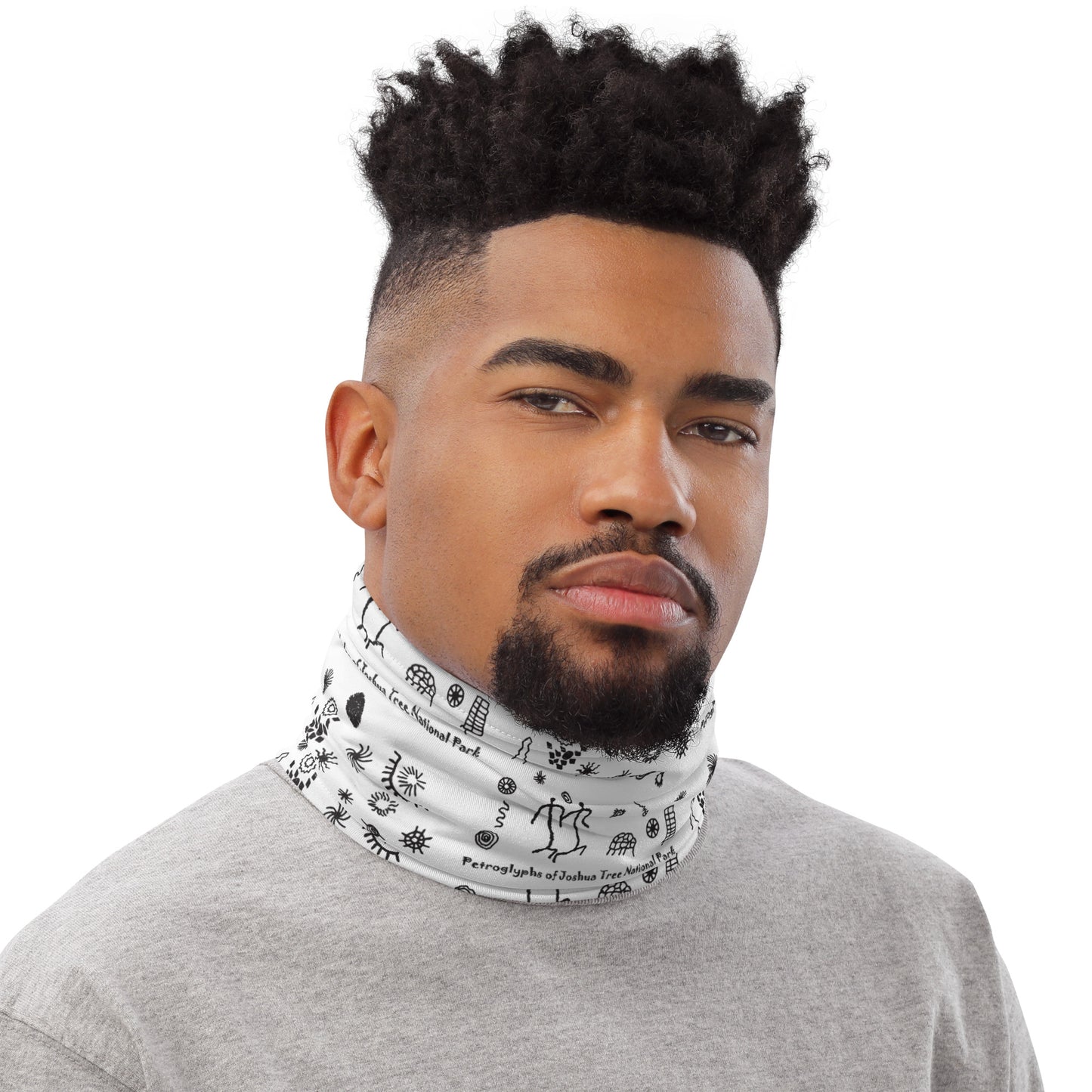 Petroglyphs of Joshua Tree Neck Gaiter, White