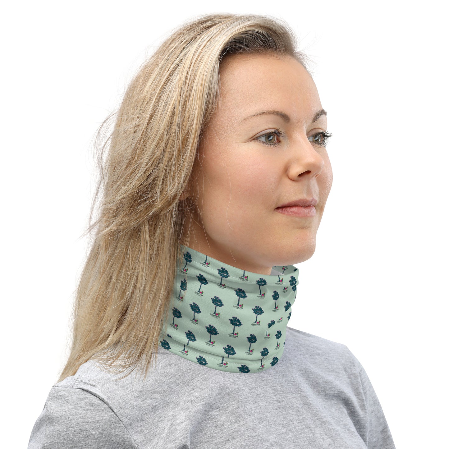 Joshua Tree Holiday Neck Gaiter, Sage green