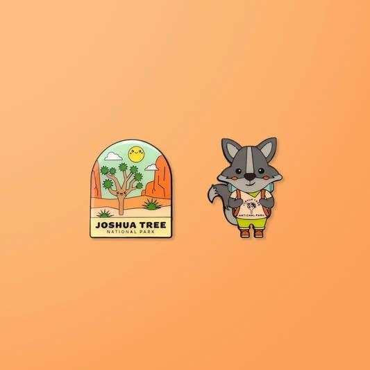Joshua Tree National Park Enamel Pin Set