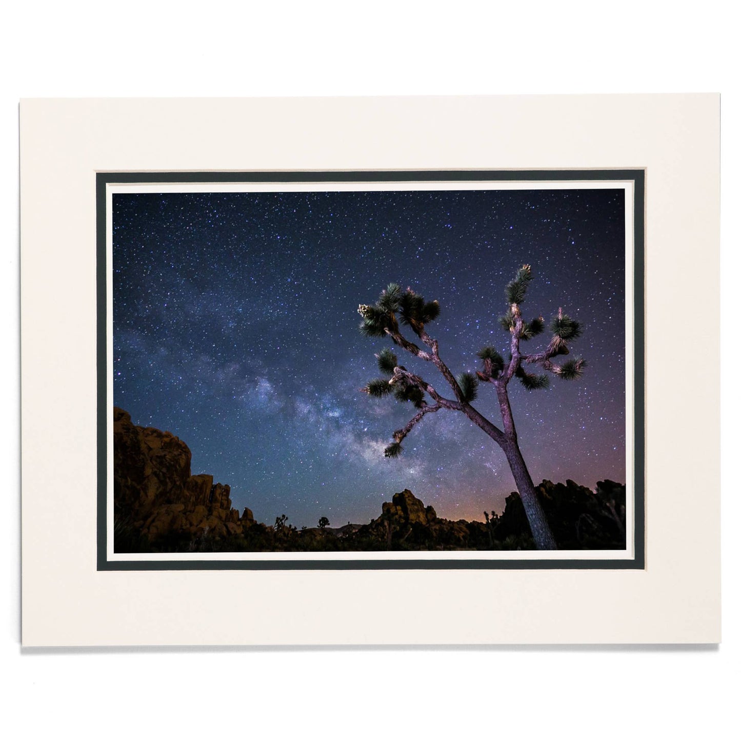 Joshua Tree Milky Way Matted Print