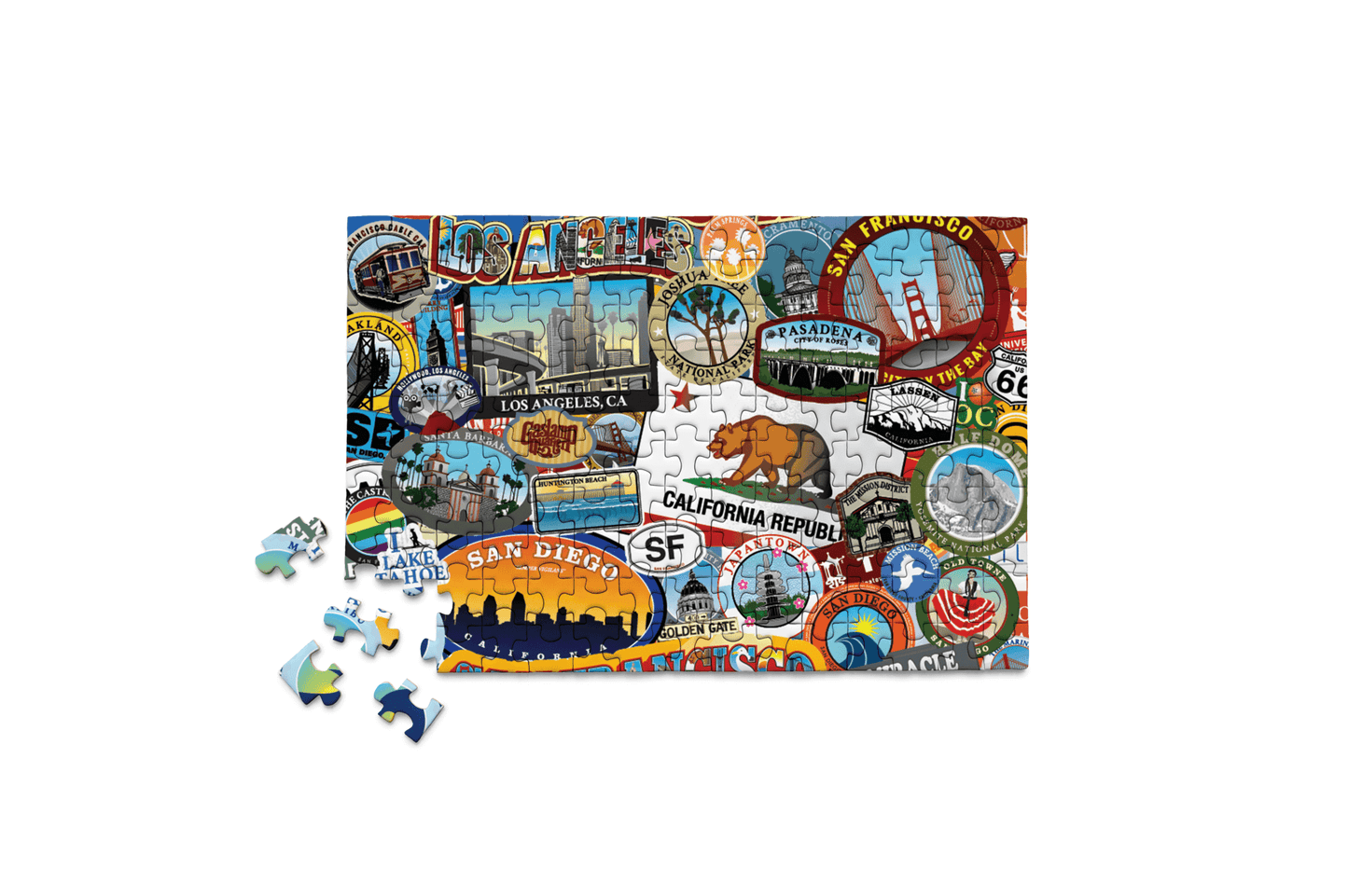 California Mini Jigsaw Puzzle